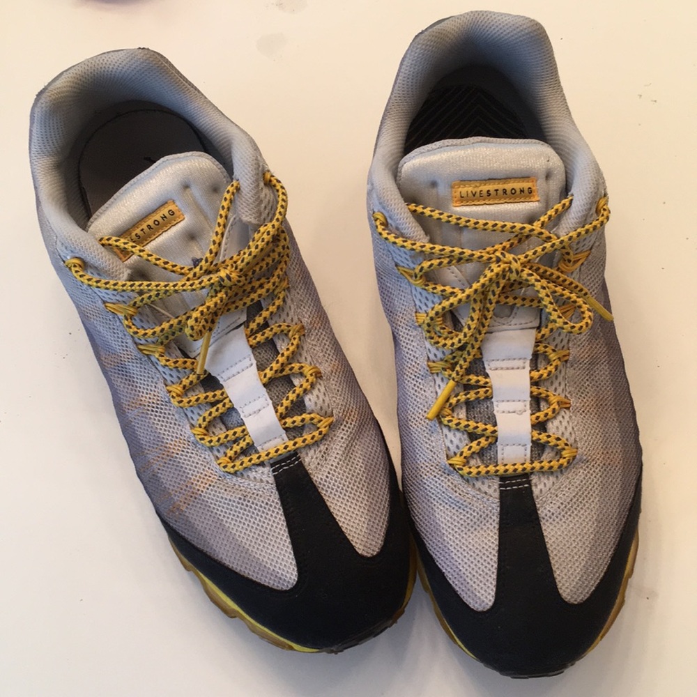 Nike Air Max.  Black, Yellow, & Grey